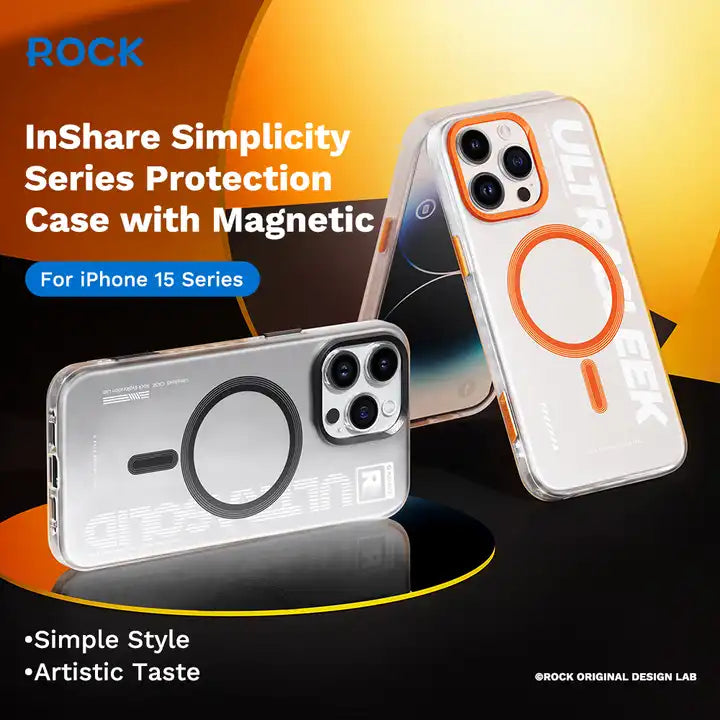 Rock Inshare Simplicity Series Case for iPhone 15 Plus Black