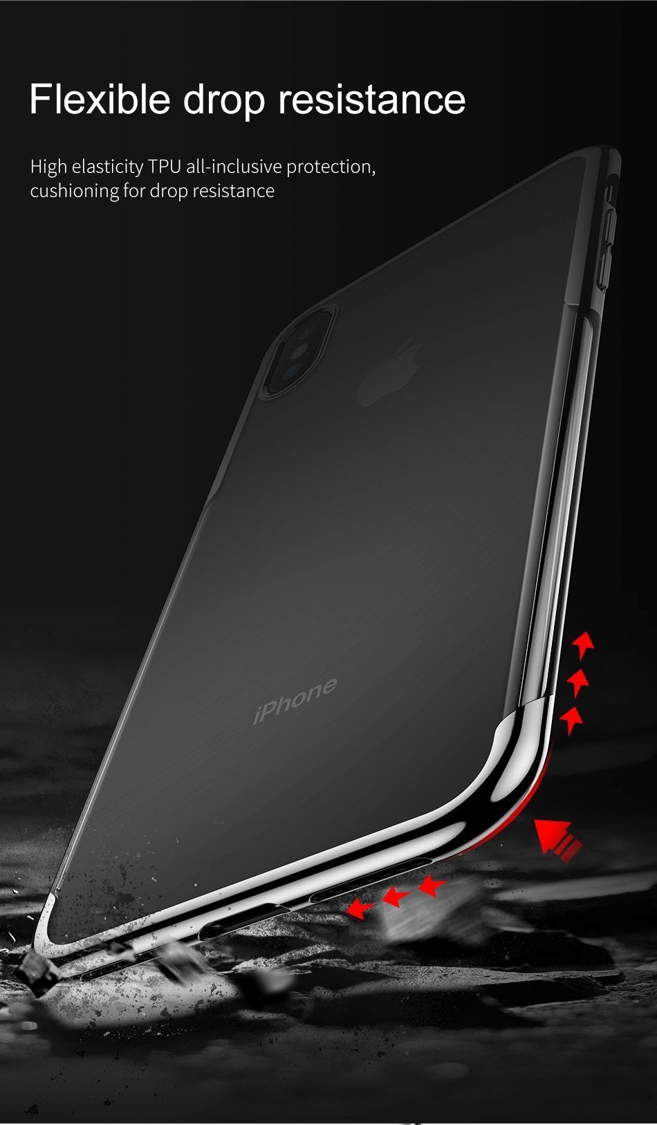BASEUS Shining Series Soft TPUCase For iPhone Xs Max BASEUS