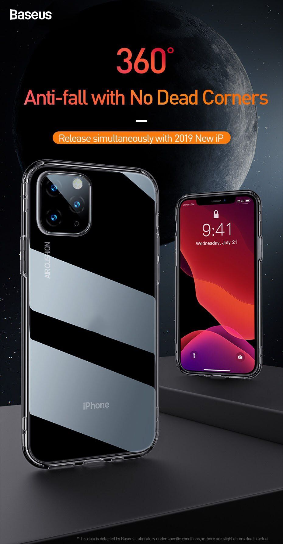 Baseus Air Bag Series Soft TPU Clear case for iPhone 11 Pro Max Baseus