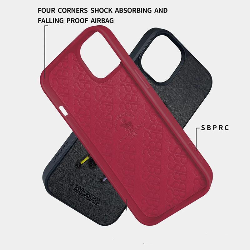 Santa Barbara Polo Jockey PU Leather Case for Apple iPhone 13 Pro polo