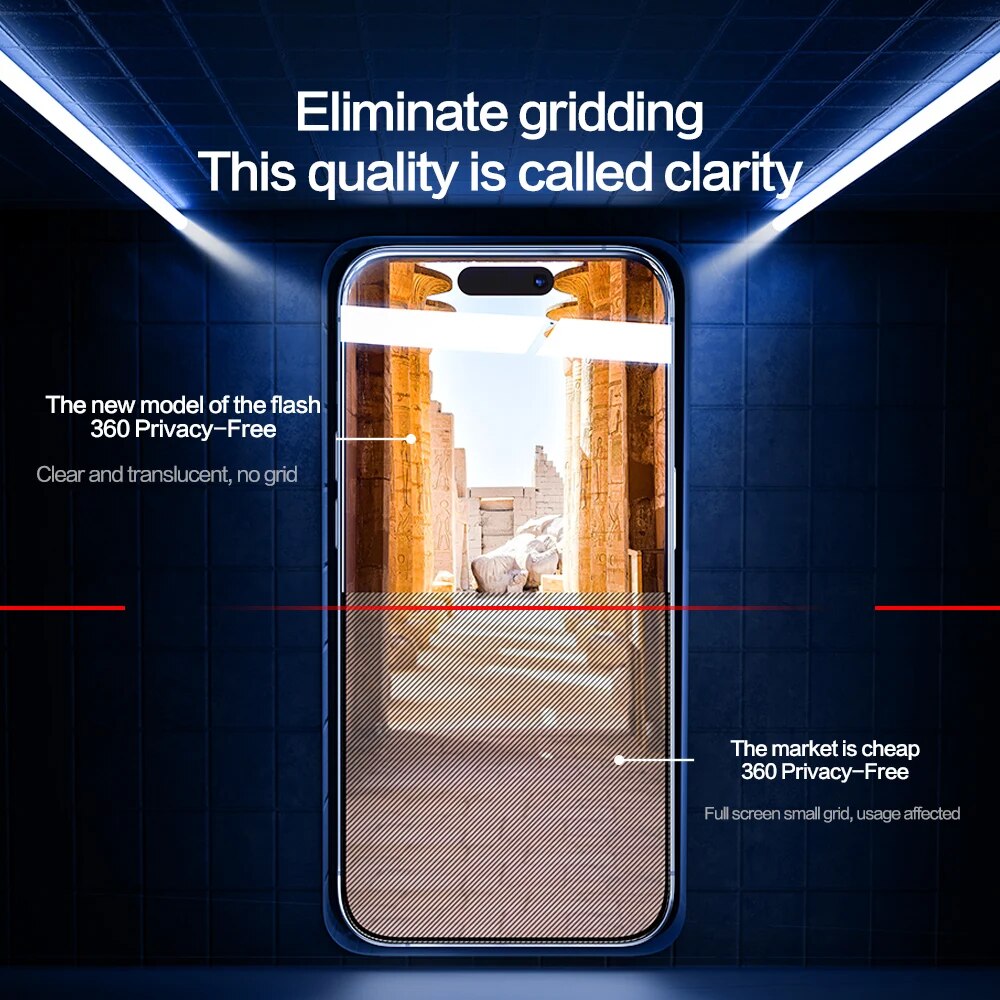 SmartDevil 360 Degree Privacy Tempered Glass For iPhone 15 Pro