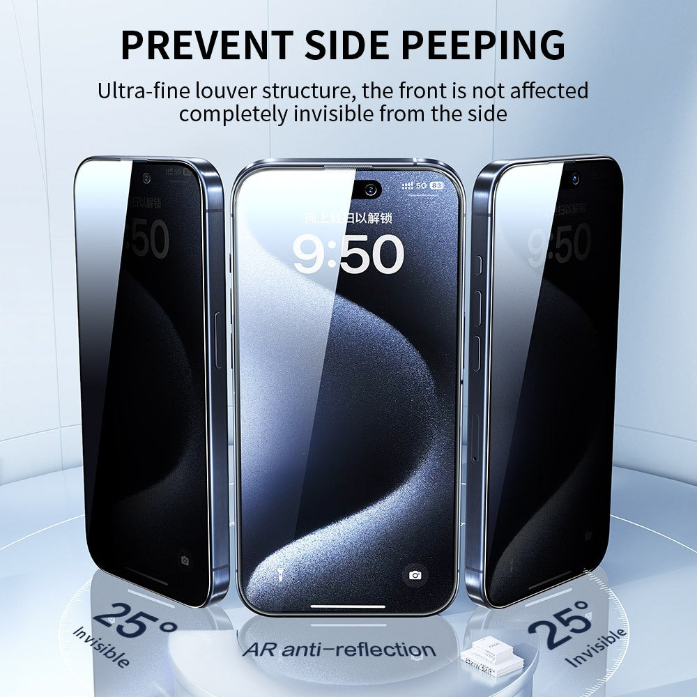 SmartDevil HD Privacy Corning Tempered Glass iPhone 15 Pro Max