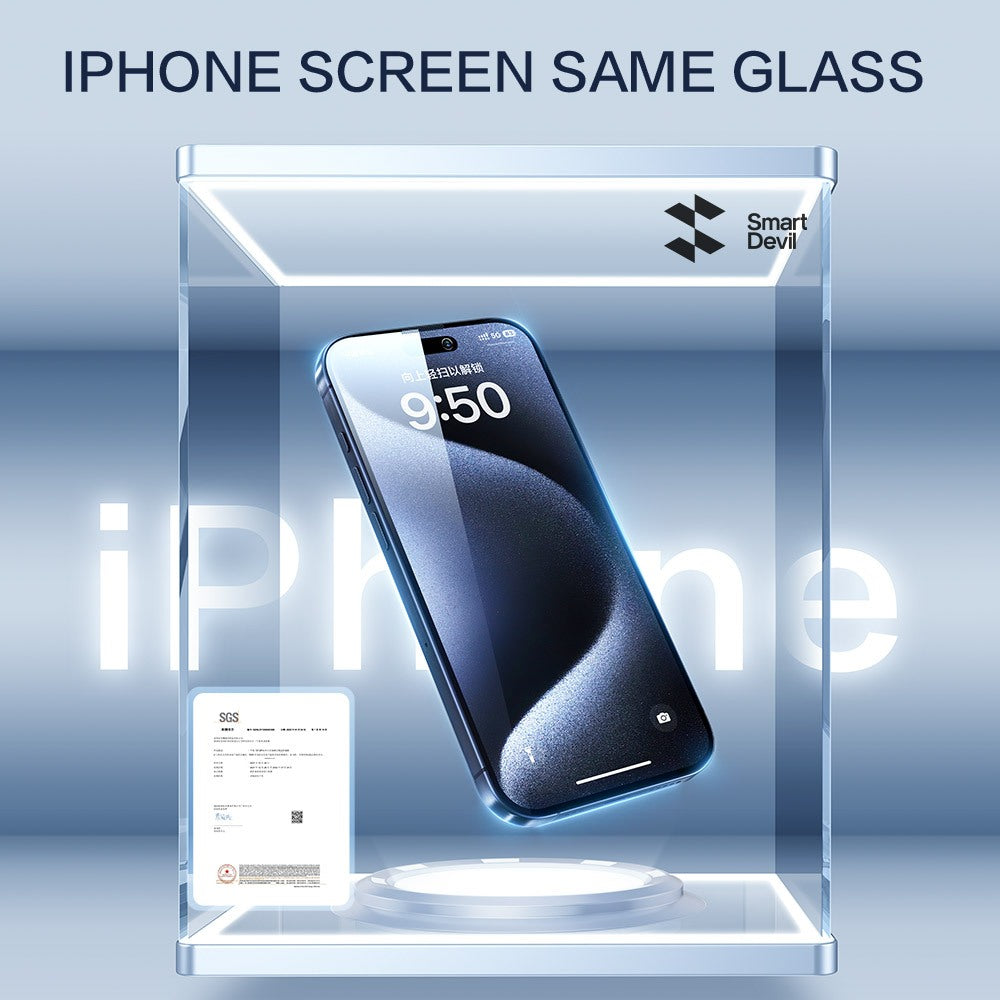 SmartDevil HD Privacy Corning Tempered Glass iPhone 15 Pro Max