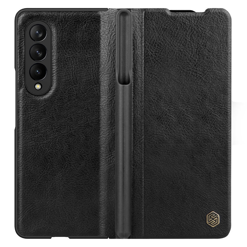 Nillkin Qin Series Leather case for Samsung Galaxy Z Fold3 (Fold 3 5G) freeshipping - casejunction.com