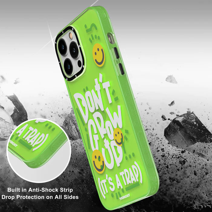 Youngkit Happy Mood Series Case for iPhone 14 Pro Green