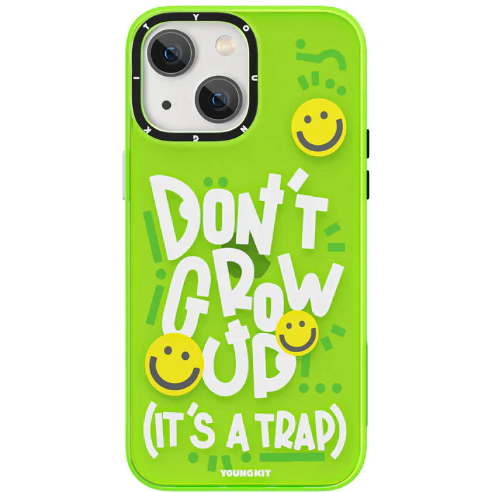 Youngkit Happy Mood Series Case for iPhone 14 Pro Max Green