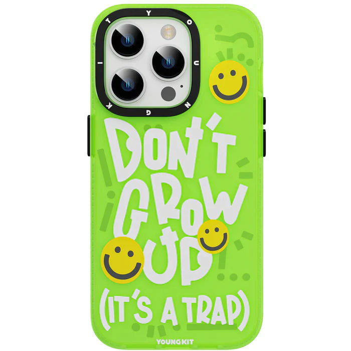 Youngkit Happy Mood Series Case for iPhone 14 Pro Max Green
