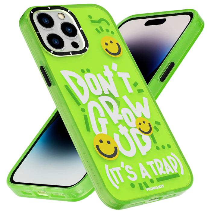 Youngkit Happy Mood Series Case for iPhone 14 Pro Green