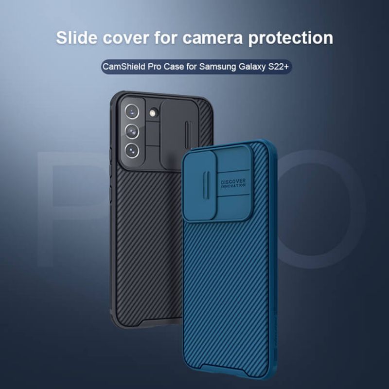 Nillkin CamShield Pro cover case for Samsung Galaxy S22 Plus (S22+) freeshipping - casejunction.com