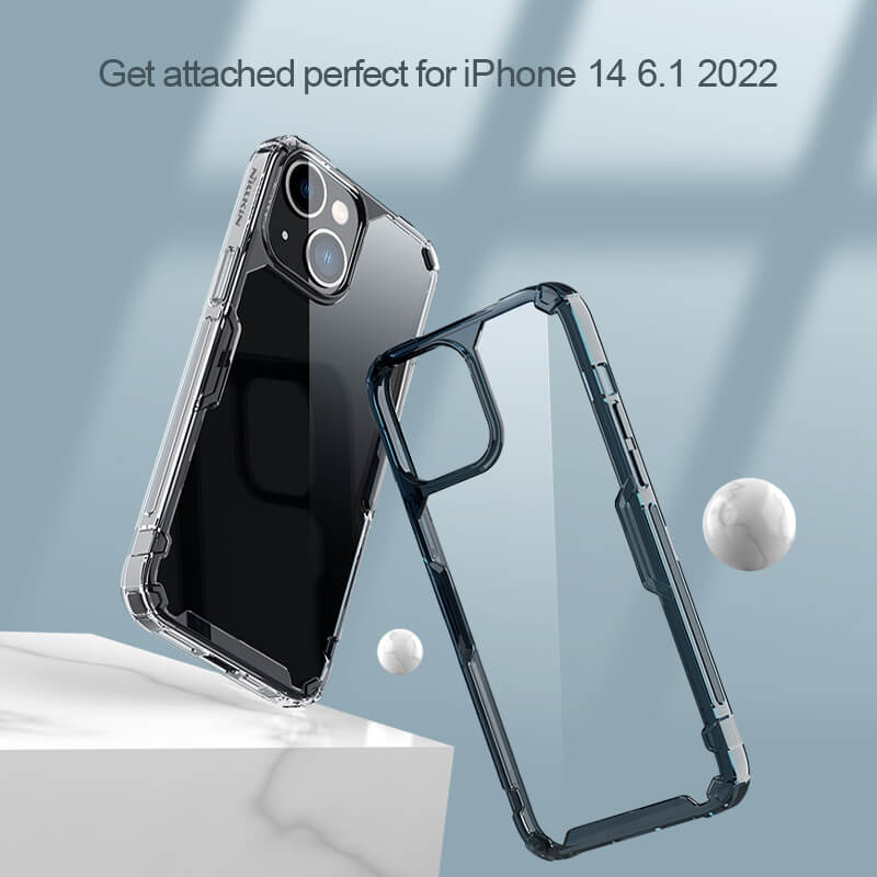 Nillkin Nature TPU Pro Series case for Apple iPhone 14 6.1 (2022)-Clear