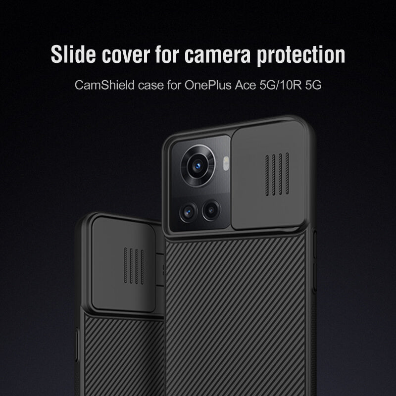 Nillkin CamShield cover case for Oneplus Ace 5G, Oneplus 10R 5G Black