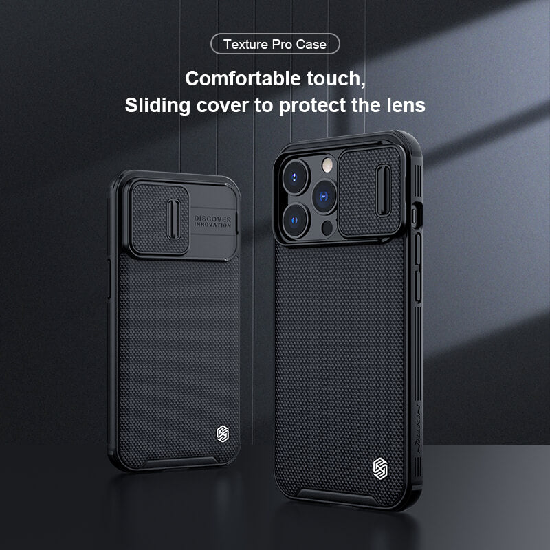 Nillkin Textured Pro case nylon fiber case for Apple iPhone 13 Pro Black freeshipping - casejunction.com