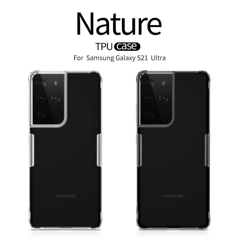 Nillkin Nature Series TPU case for Samsung Galaxy S21 Ultra (S21 Ultra 5G)-Clear freeshipping - casejunction.com