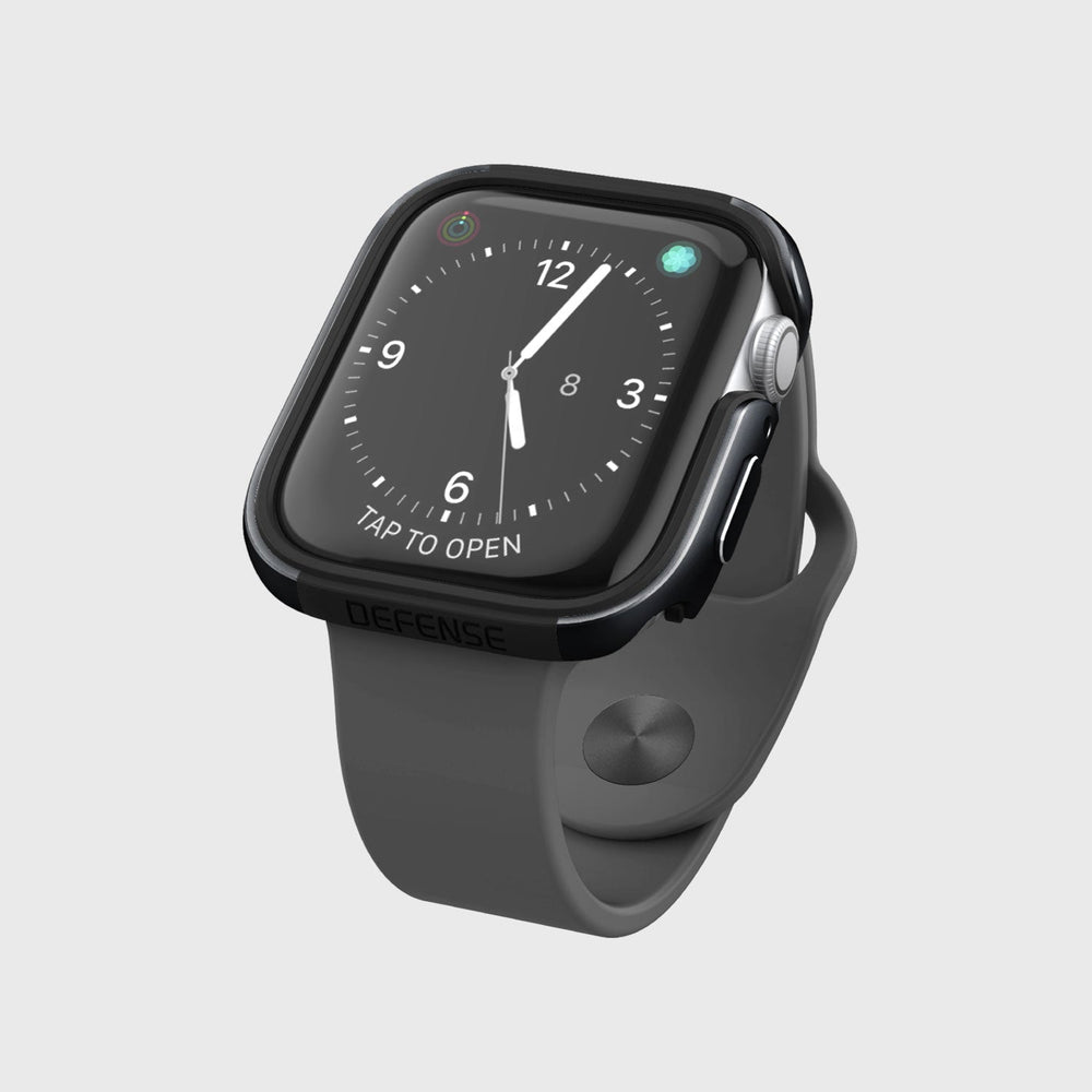 X-Doria Raptic Edge | Apple Watch 44mm case Black freeshipping - casejunction.com