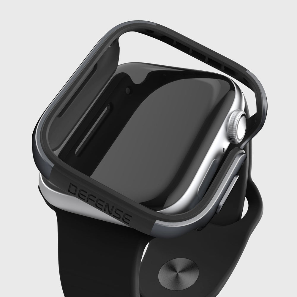 X-Doria Raptic Edge | Apple Watch 44mm case Black freeshipping - casejunction.com