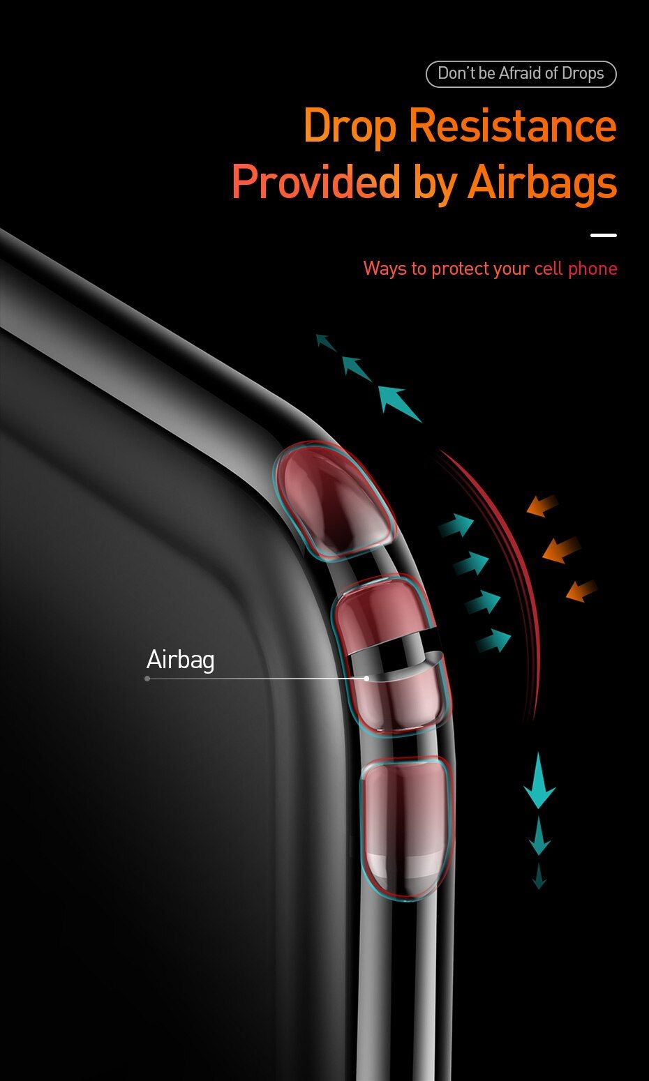 Baseus Air Bag Series Soft TPU Clear case for iPhone 11 Pro Max Baseus