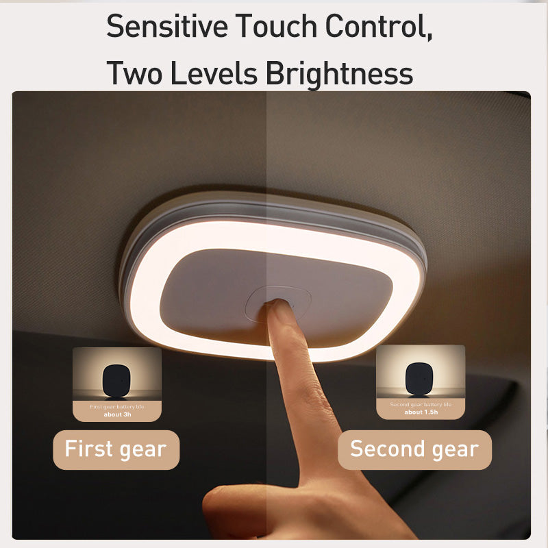 Baseus Car Reading Rechargeable Magnetic LED Light Black freeshipping - casejunction.com