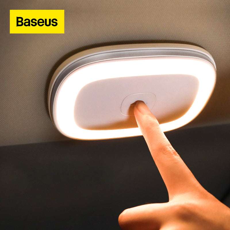 Baseus Car Reading Rechargeable Magnetic LED Light Black freeshipping - casejunction.com