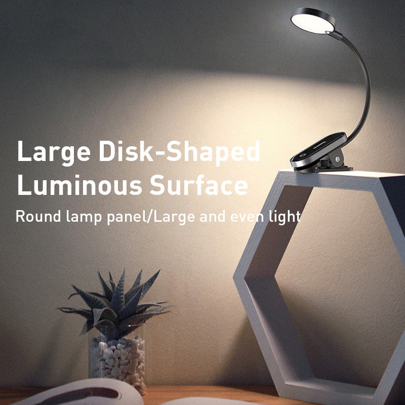 Baseus LED Clip Table Lamp Stepless Dimmable Wireless Desk Lamp freeshipping - casejunction.com