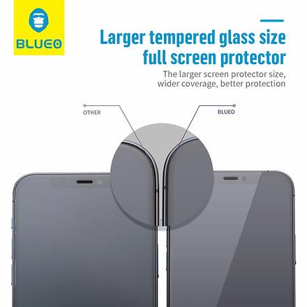 Blueo Dust Proof Tempered Glass for iPhone 13/13 Pro blueo
