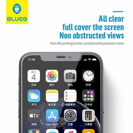 Blueo Dust Proof Tempered Glass for iPhone 13/13 Pro blueo