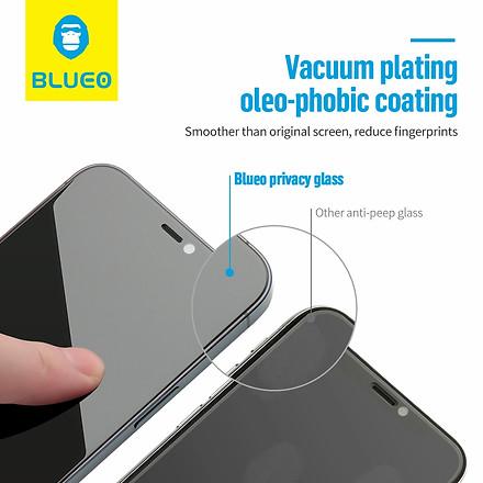 Blueo Privacy Tempered Glass Screen Protector for iPhone 12 Pro Max blueo