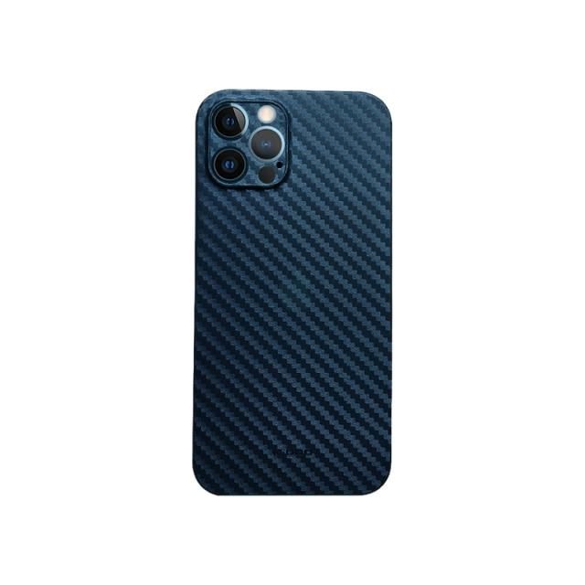 K-Doo Air Carbon Ultra thin back cover 0.4mm thickness super Slim Carbon Fiber pattern case for iPhone 12 K-DOO
