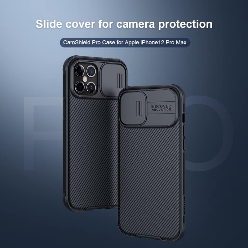 Nillkin CamShield Pro Cover Case for Apple iPhone 12 Pro Max 6.7 Black nillkin