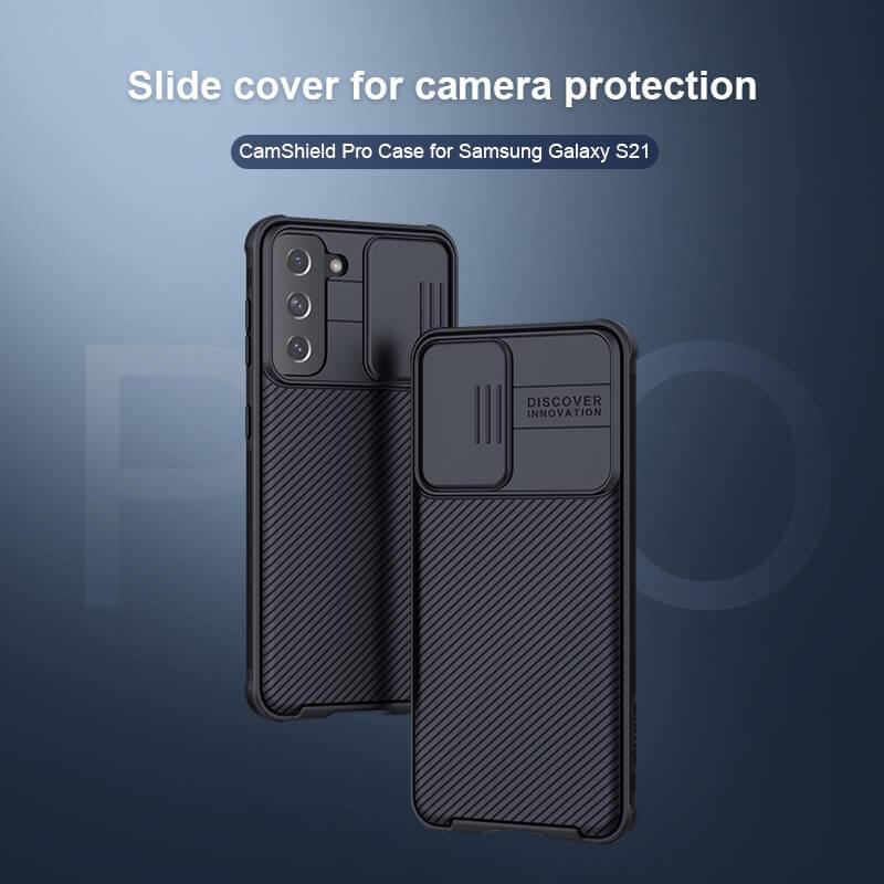 Nillkin CamShield Pro Cover Case for Samsung Galaxy S21 (S21 5G) Black nillkin