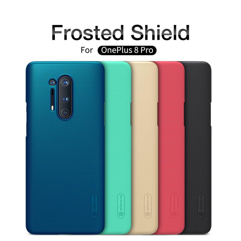 Nillkin Super Frosted Shield Matte cover case for Oneplus 8 Pro Black nillkin
