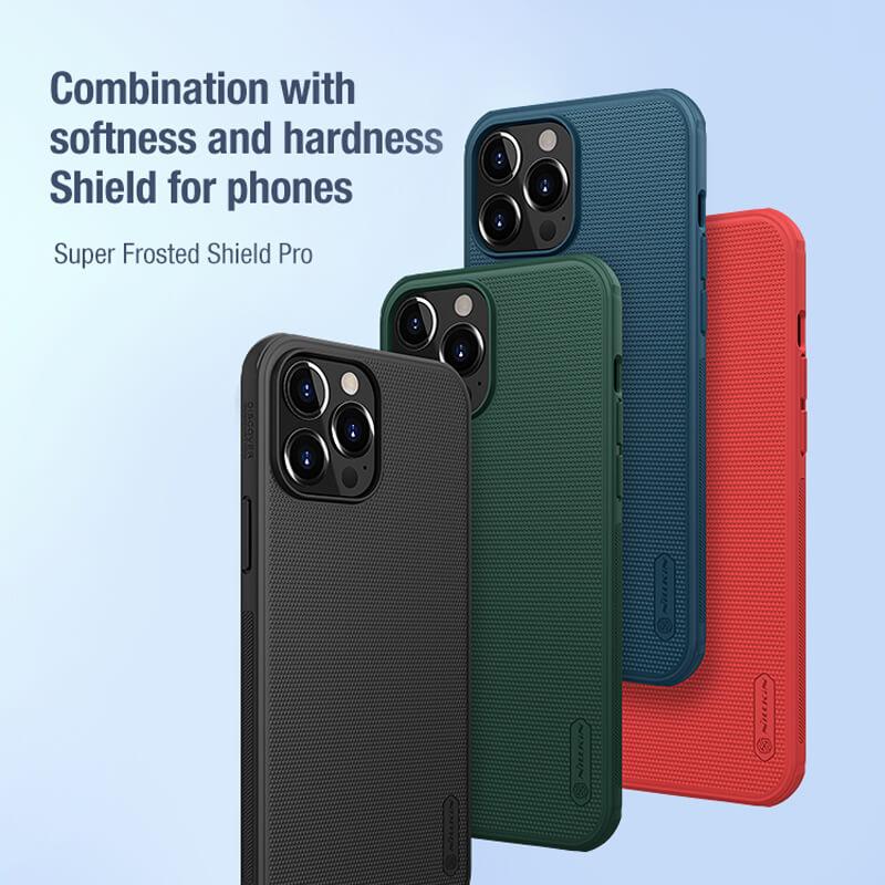 Nillkin Super Frosted Shield Pro Matte cover case for Apple iPhone 13 Pro Max Black nillkin