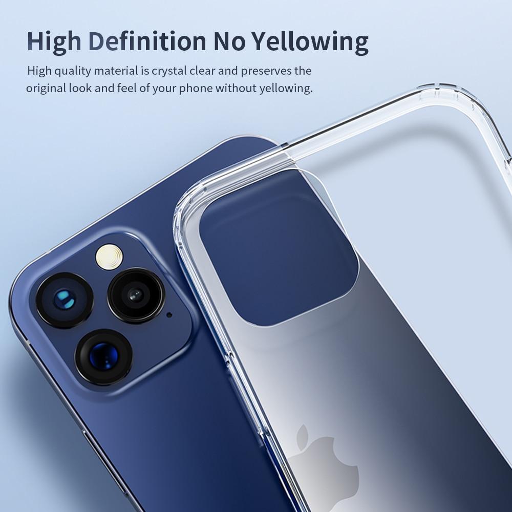 ROCK Ultrathin Soft TPU Border Hard PC Back Protector Case for iPhone 13 Pro Clear ROCK