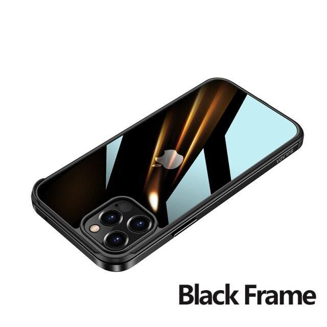 SULADA Shockproof Aviation Aluminum Metal Frame + Nano Glass + TPU Protective Case for iPhone 13 Pro Sulada