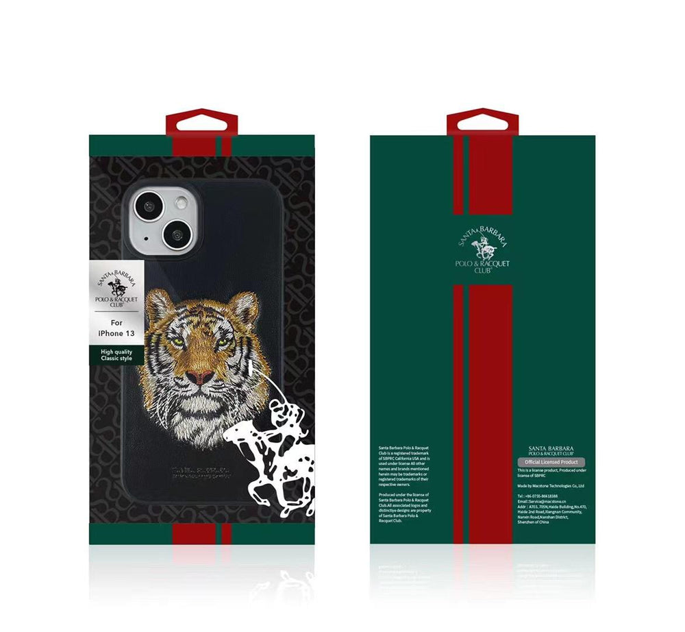 Santa Barbara Polo & Racquet Club Savanna Series Embroidery Case for iPhone 13 Pro Max casejunction.com