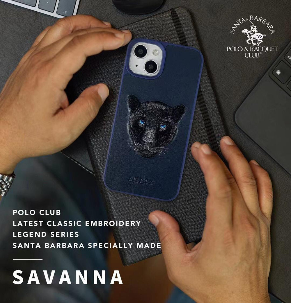 Santa Barbara Polo & Racquet Club Savanna Series Embroidery Case for iPhone 13 casejunction.com