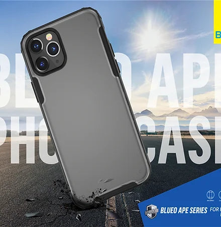 Blueo Ape Series Frosted Matte Case for iPhone 14 Pro Max Black