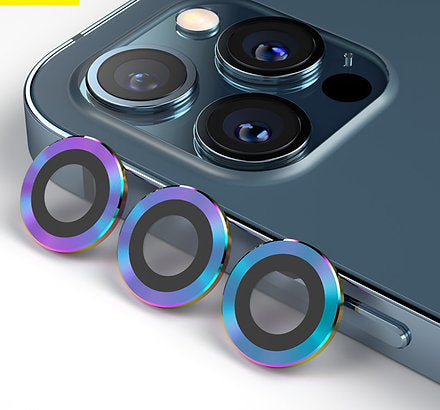 Blueo Camera Lens Tempered Glass Film for iPhone 13 Pro/13 Pro Max Colorful freeshipping - casejunction.com