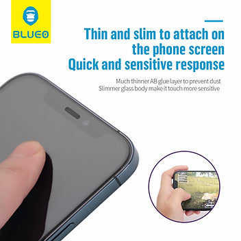 Blueo Dust Proof HD Tempered Glass for iPhone 14 Plus