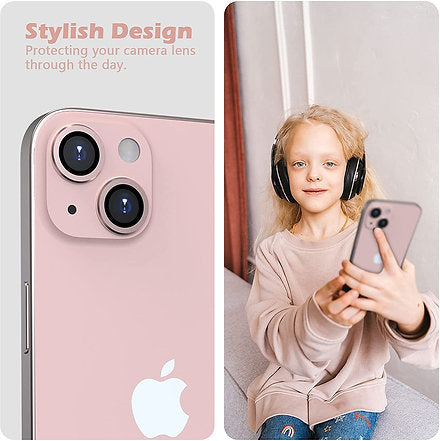 Blueo Camera Lens Tempered Glass Film for iPhone 13/13 Mini Pink | Blueo freeshipping - casejunction.com